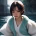 林晓编，资深内容编辑，戴眼镜的年轻女性，专注看向镜头，背景为整洁的工作室环境